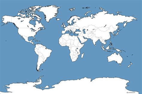 Free vector map of world countries