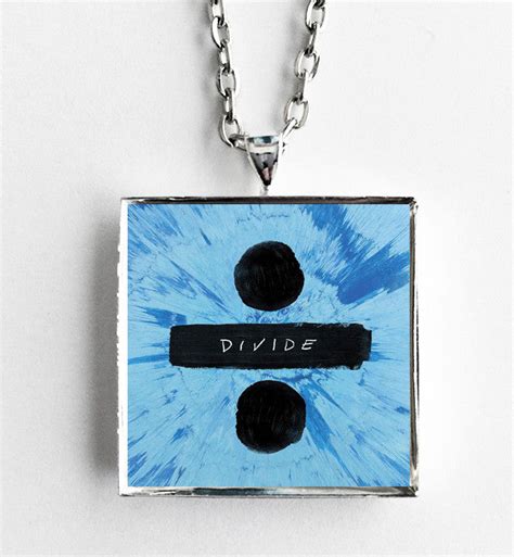 Ed Sheeran - Divide - Album Cover Art Pendant Necklace – Hollee