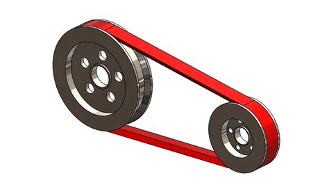 ⚡SOLIDWORKS TUTORIAL #23 || Design a V belt and pulley assembly with motion analysis in ...