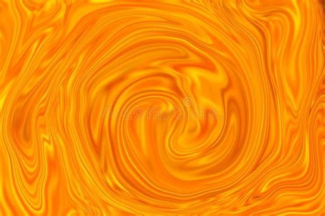 Orange Swirl Abstract Background. Liquid Mesh Surface Digital ...