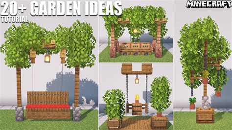 20+ Minecraft Garden ideas, hacks and decorations | Nice gardens are always such a great ...