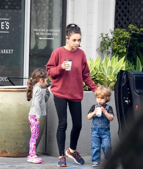 Mila Kunis and Ashton Kutcher Spotted Out With Their 2 Kids