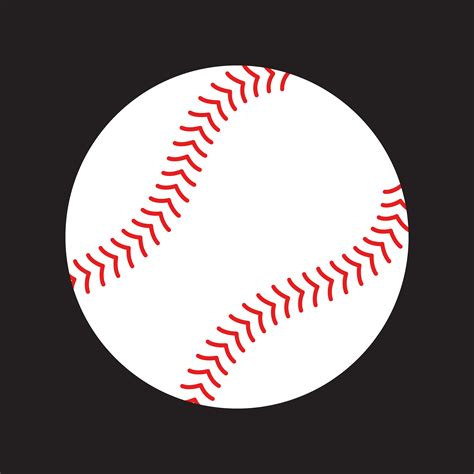 Baseball vector icon 550725 Vector Art at Vecteezy