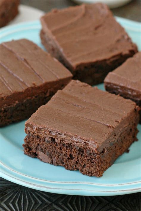 Frosted Fudge Brownies – Glorious Treats