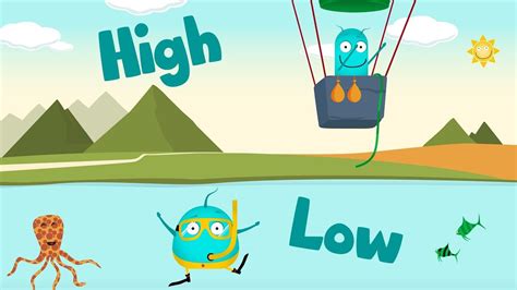 *FULL SONG HIGH & LOW* | This & That | Learning for kids opposites words | Nursery songs, Kids ...