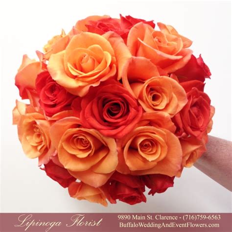 Orange Wedding Flowers | Buffalo Wedding & Event Flowers by Lipinoga ...