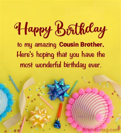 Happy Birthday Wishes For Elder Brother Cousin