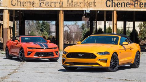 Chevy Camaro SS Vs. Ford Mustang GT: Top-Down Tussle