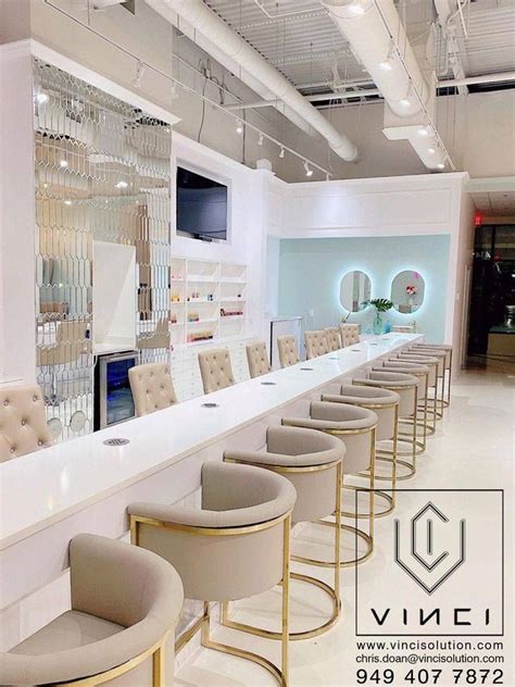 Luxury Nail Salon Design by VINCI: Modern, Unique & Beautiful