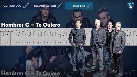 Hombres G – Te Quiero | Bass Tab | Tutorial by Guitar Tabs - YouTube