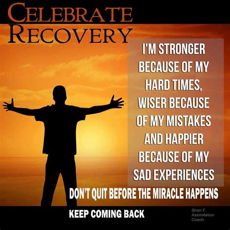 Celebrate Recovery Quotes - ShortQuotes.cc