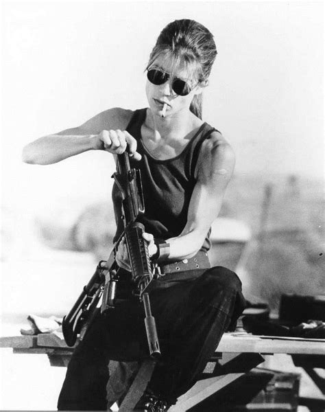 Linda Hamilton from T2, she was so badass in this. She & Ripley from ...