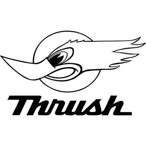 Thrush Decal Sticker - THRUSH-LOGO-DECAL - Thriftysigns