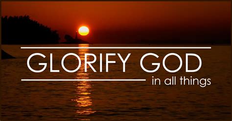 Glorifying God – Sound Teaching