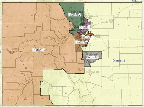 Map of Colorado's possible new congressional district lines has been ...