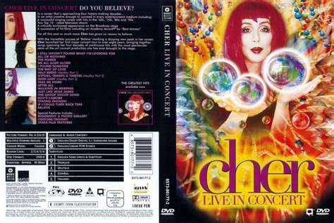 Cher Live In Concert DVD NL | DVD Covers | Cover Century | Over 1.000.000 Album Art covers for free