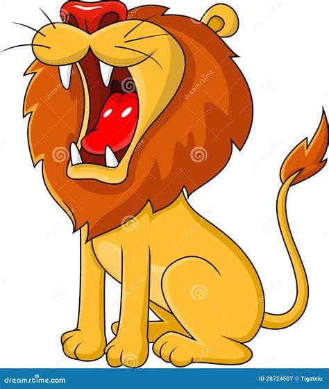 Lion Roaring On The Mountain Hill Logo Design Vector Illustration | CartoonDealer.com #124763680