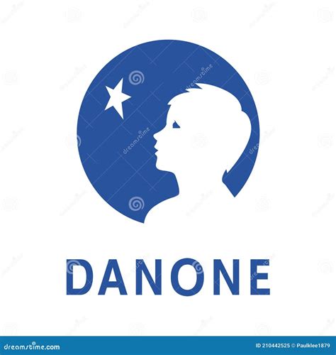 DANONE Logo Editorial Illustrative on White Background Editorial Image ...