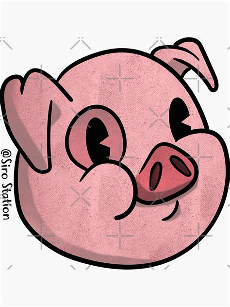 "Waddles Fanart" Sticker by SiroStation | Redbubble