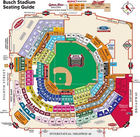 Cardinals Seating Chart With Rows | Cabinets Matttroy