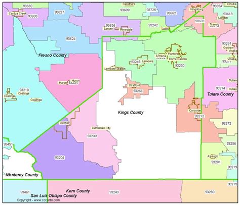 King County Zip Code Map With Cities