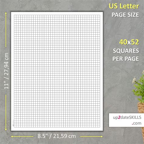 Printable Grid Paper 1 Inch