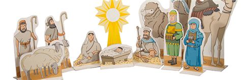 Printable Nativity Scene - M. Gulin - Papercrafts Prints and More