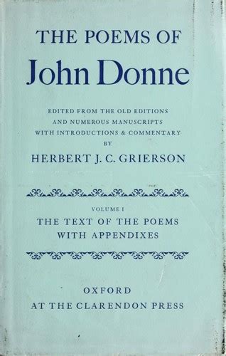 The poems of John Donne. (1912 edition) | Open Library