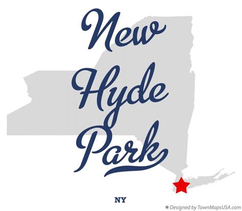 Map of New Hyde Park, NY, New York