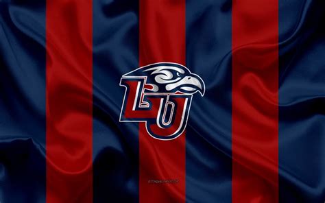 Download wallpapers Liberty Flames, American football team, emblem ...