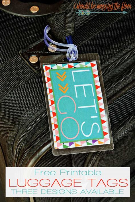 Luggage Name Tags Printable