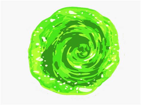 Vector Portal Spiral - Rick E Morty Portal, HD Png Download , Transparent Png Image - PNGi ...