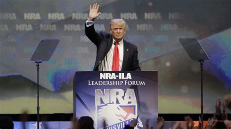 Donald Trump Gets NRA Endorsement, Criticizes Clinton