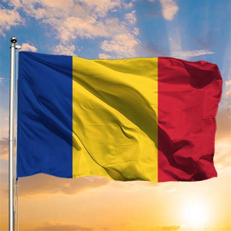 Romania Flag Romanian National Flag Of Romania Country Patriotic Decor - Moothearth