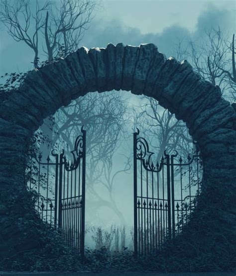 Graveyard Gate Stock Photos, Pictures & Royalty-Free Images - iStock