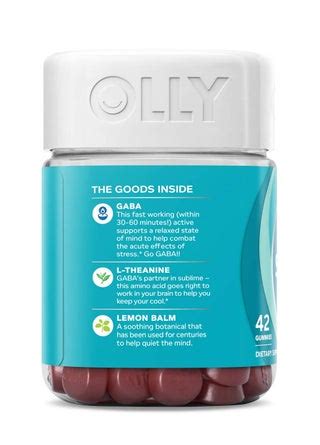 OLLY Goodbye Stress Gummy Review : u/StressedOutMag