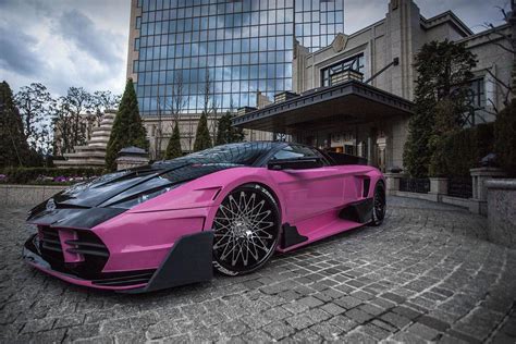 Pink Lamborghini with Lexani rims #TheFast&theLuxurious | Lamborghini ...