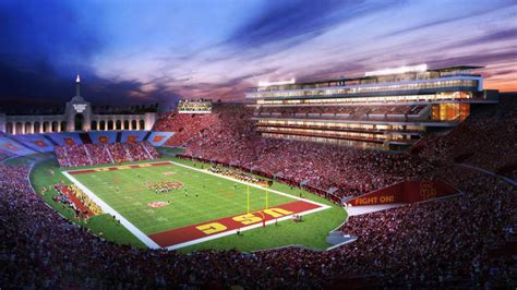 Los Angeles Coliseum renovations pitched by USC - Football Stadium Digest