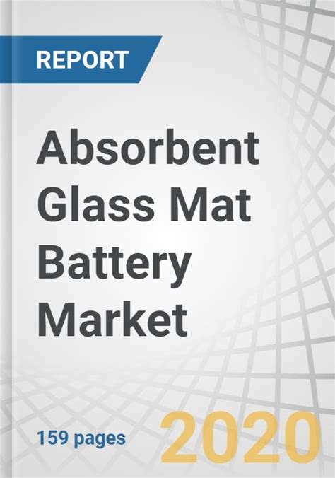 Absorbent Glass Mat (AGM) Battery Market by Voltage (2-4 Volts, 6-8 ...