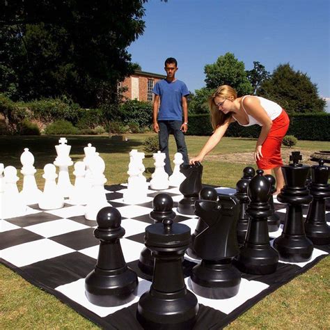 Giant Chess Set | Giant games, Chess game, Giant chess