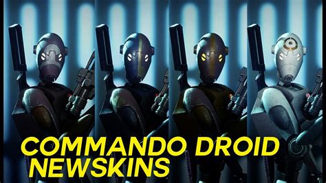 NEW Droid Commando Skins Showcase - Star Wars Battlefront 2 - YouTube