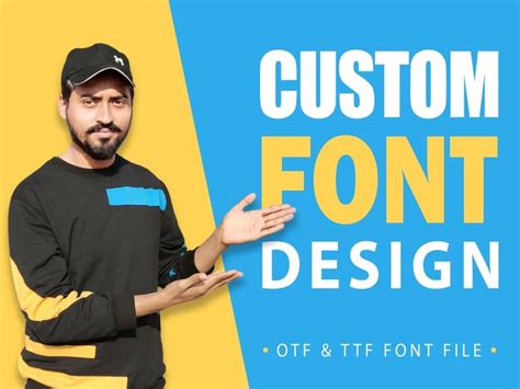 Customize /custom font design, font logo, typography and script font ...