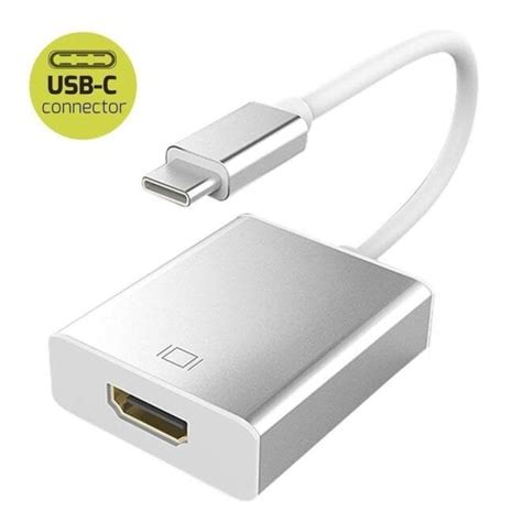 USB C USB 3.1 Type C To HDMI 4K HDTV Digital Adapter Cable Converter ...