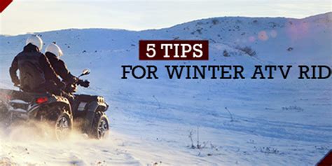 5 Tips for Winter ATV Riding