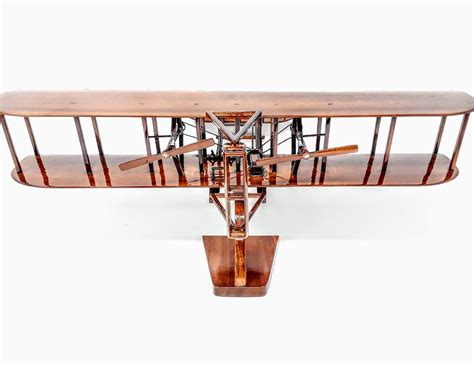 Wright Flyer Wooden Model Made of Mahogany Wood - Etsy