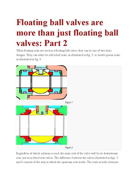 Floating Ball Valves Are More Than Just Floating Ball Valves | PDF ...