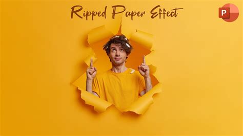 Creating a Ripped Paper Effect in PowerPoint | Ripped Paper Effect | Torn Paper Effect ...