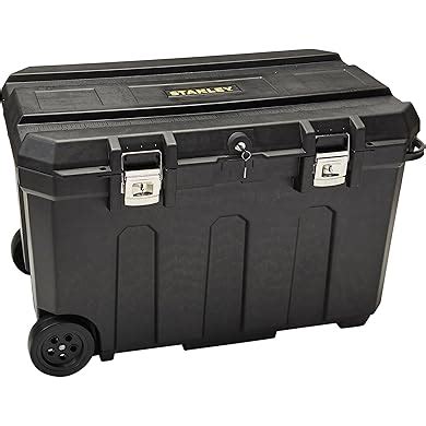 Amazon.com: Husky 45 Gal. Latch and Stack Tote with Wheels set of 2 ...