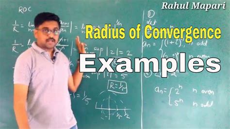 Radius of Convergence|Examples of Radius of convergence|ROC of Power ...