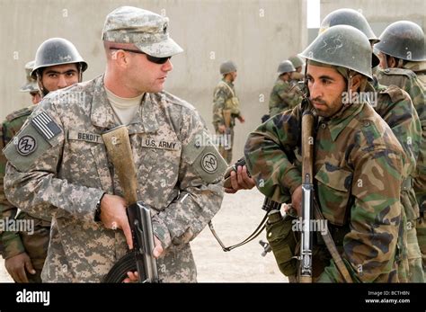 Afghan National Army recruits in training at the Kabul Military ...